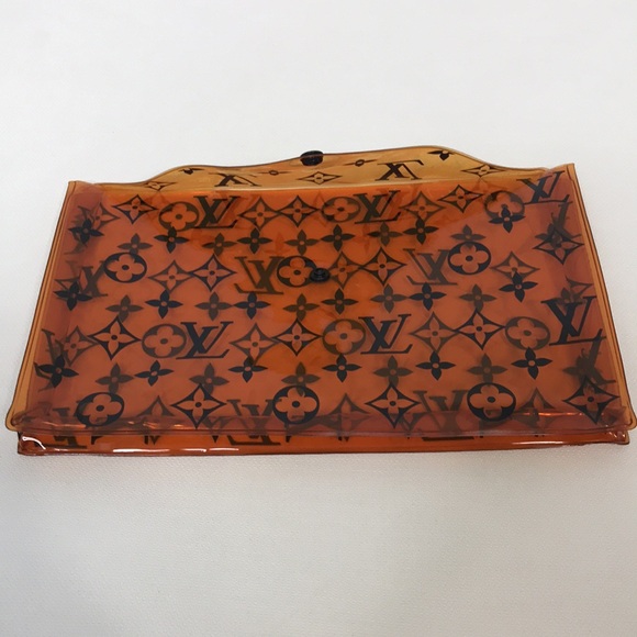LOUIS VUITTON PVC Monogram Printed Envelope Pouch - Picture 3 of 14
